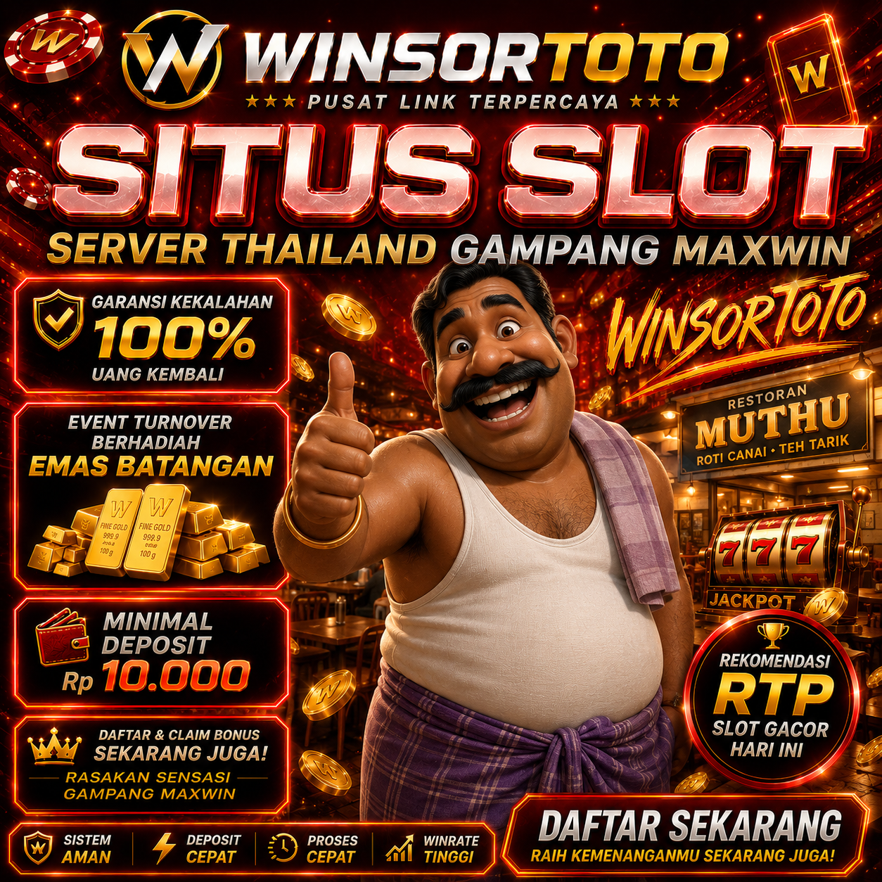 WINSORTOTO: Situs Toto Slot Gacor Resmi Malam Ini RTP Tinggi dengan Jackpot Maxwin Terbaik 2026